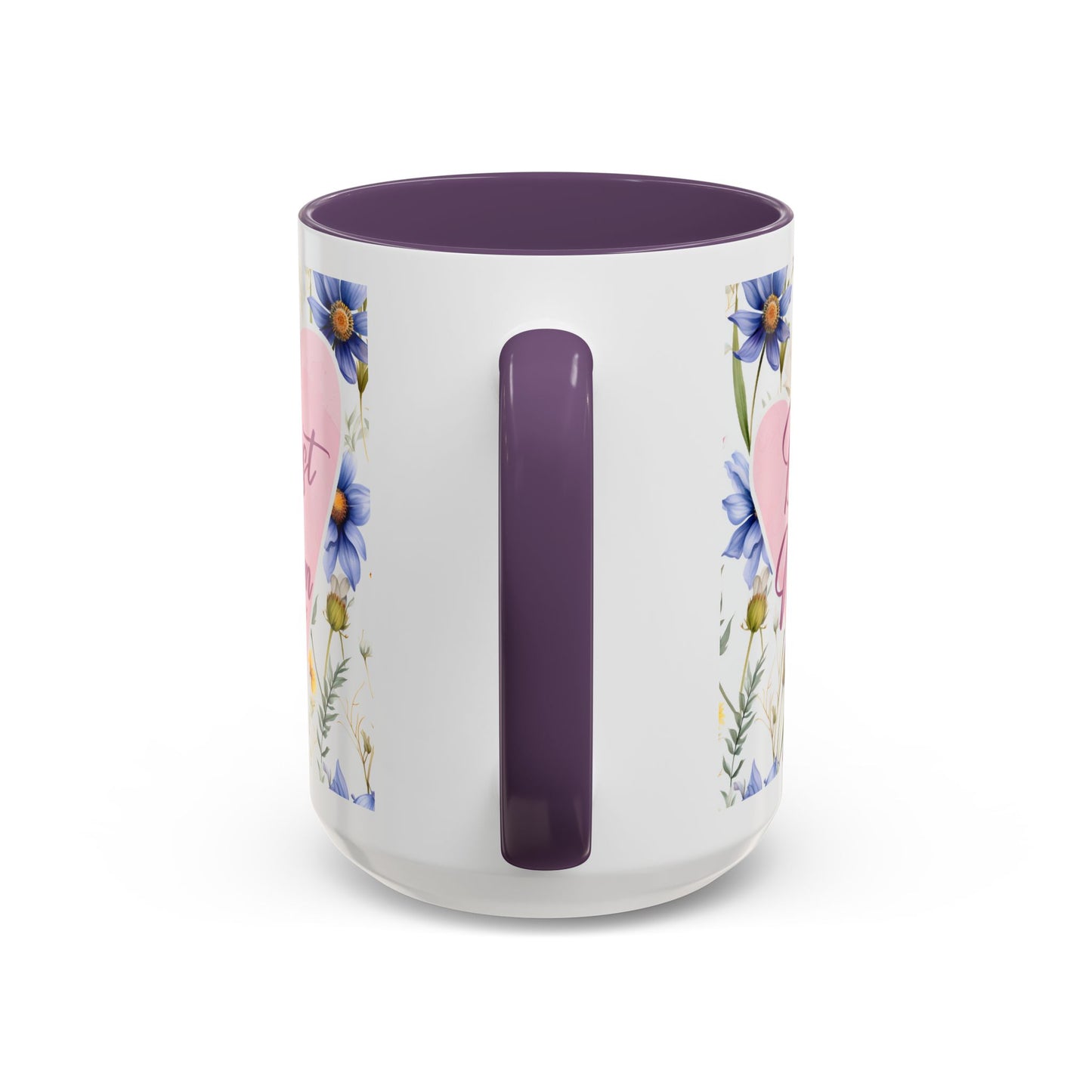 Floral Best Mom Ever Coffee Mug, Pink Accent Mug for Mother’s Day, Birthday Gift, Floral Kitchen Decor, Gift for Her
