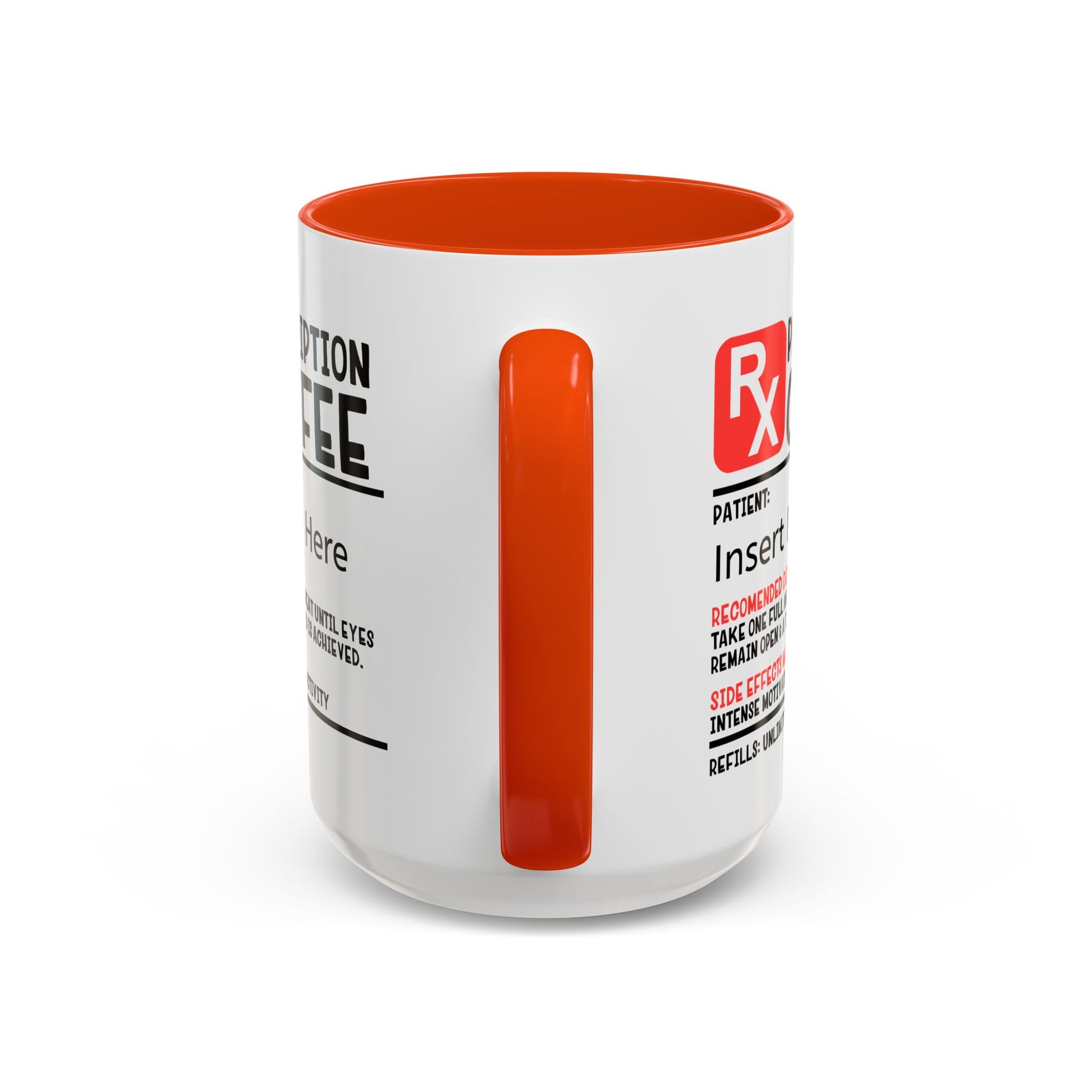 Prescription Coffee Mug, Personalized Gift for Coffee Lovers, Funny Office Mug