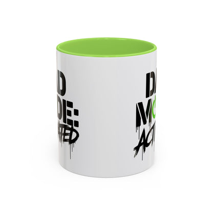 Dad Mode Activated Colorful Mug for Dads, Gifts for Dads, Funny Coffee Mugs, Father's Day Gift, 11oz & 15oz