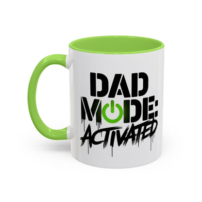Dad Mode Activated Colorful Mug for Dads, Gifts for Dads, Funny Coffee Mugs, Father's Day Gift, 11oz & 15oz
