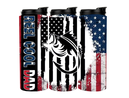 Reel Cool Dad Fishing Custom Sports Tumbler Cup