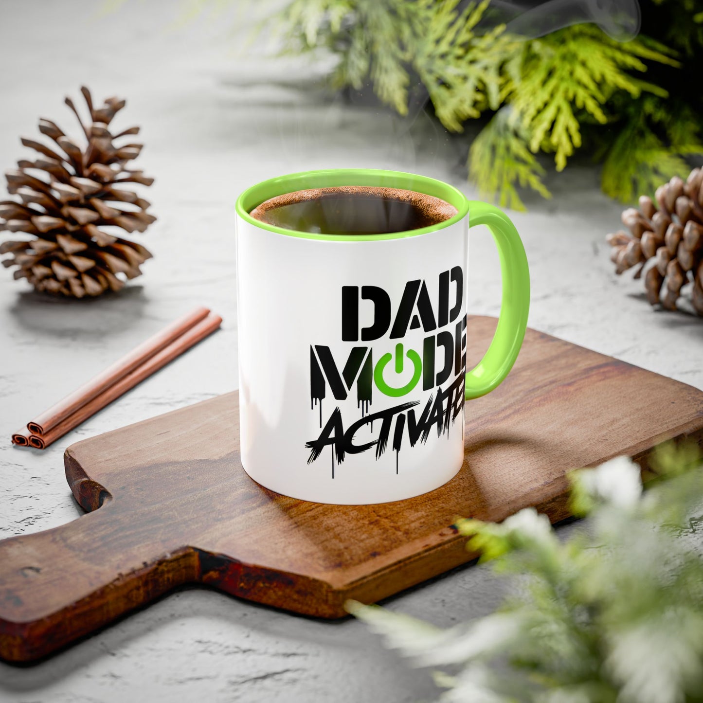 Dad Mode Activated Colorful Mug for Dads, Gifts for Dads, Funny Coffee Mugs, Father's Day Gift, 11oz & 15oz
