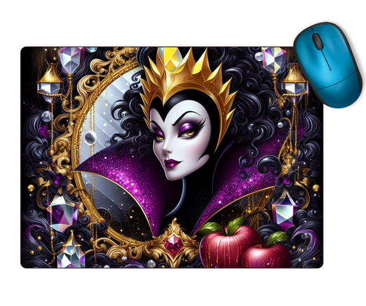 The Cool Mouse Pad Evil Queen Themed for Computer Laptop Home Office Gaming Working Desk Desktop Accessories Non-Slip Rubber Mouse Pad