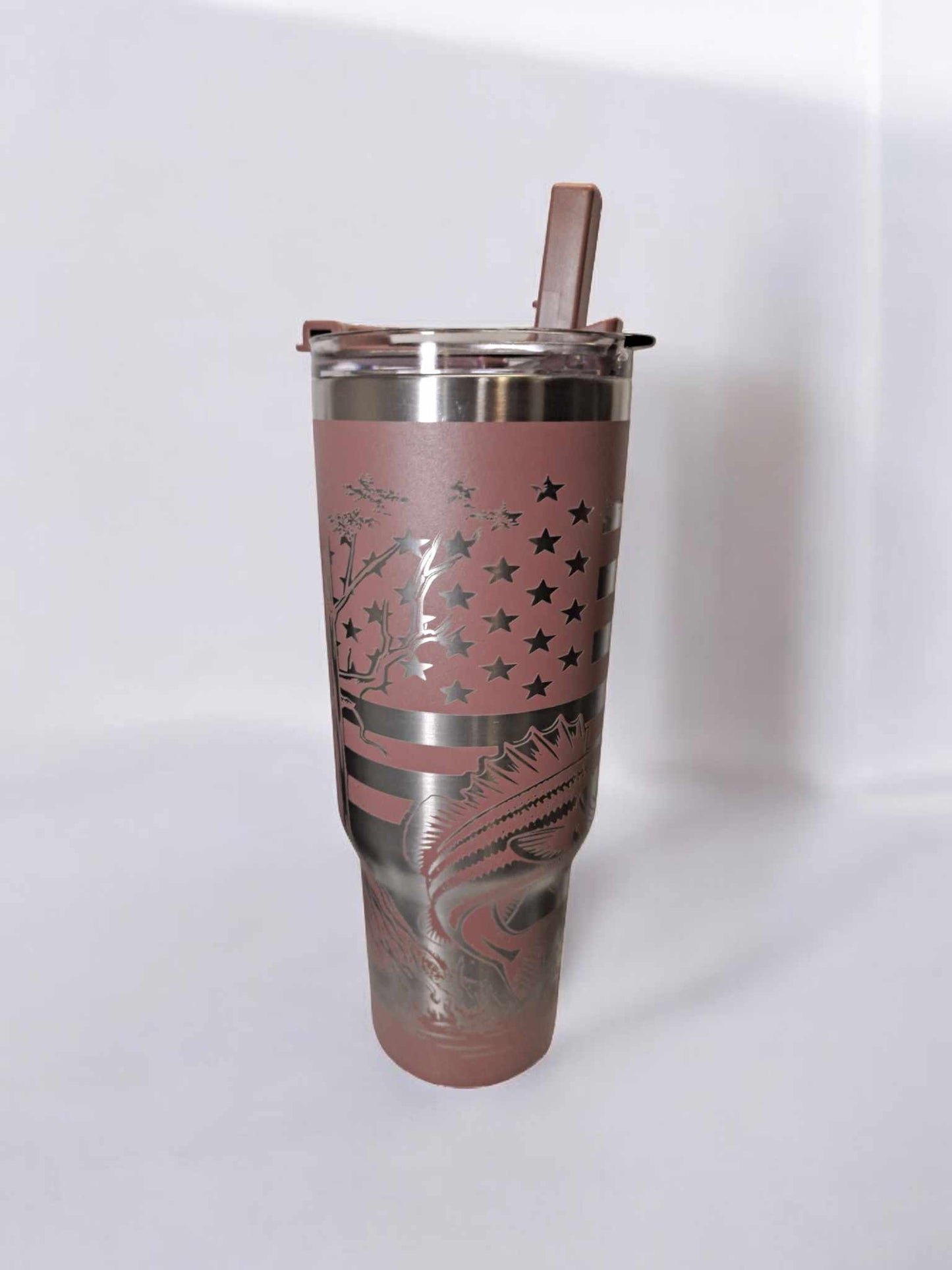 Custom Engraved Hunting / Fishing Themed Hydrapeak Voyager 32 oz Classics Sports Tumbler