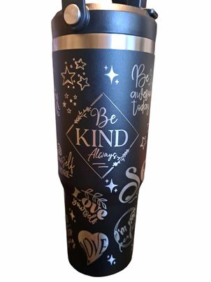 Laser Engraved Self Love Club Inspirational Quotes Nomad 32 oz Stainless Steel Insulated Bottle