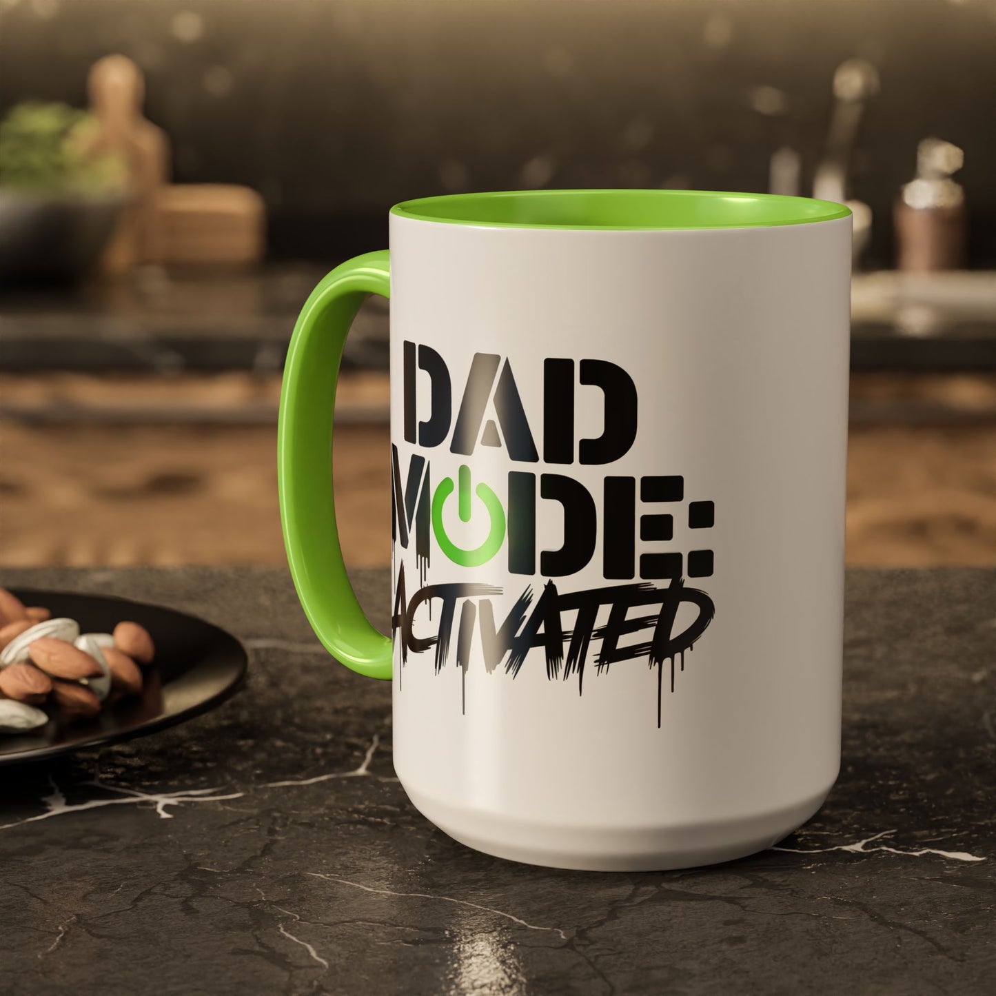 Dad Mode Activated Colorful Mug for Dads, Gifts for Dads, Funny Coffee Mugs, Father's Day Gift, 11oz & 15oz