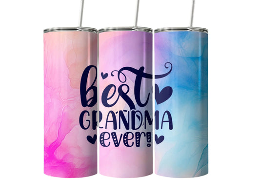 Mother's Day Best Grandma Ever Tumbler Cup 20 oz